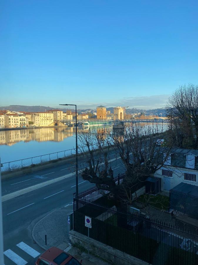 Appartement avec superbe vue sur le Rhône Vienne (Isere) Exterior foto