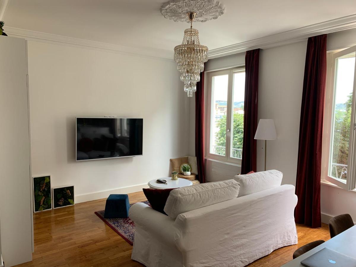 Appartement avec superbe vue sur le Rhône Vienne (Isere) Exterior foto